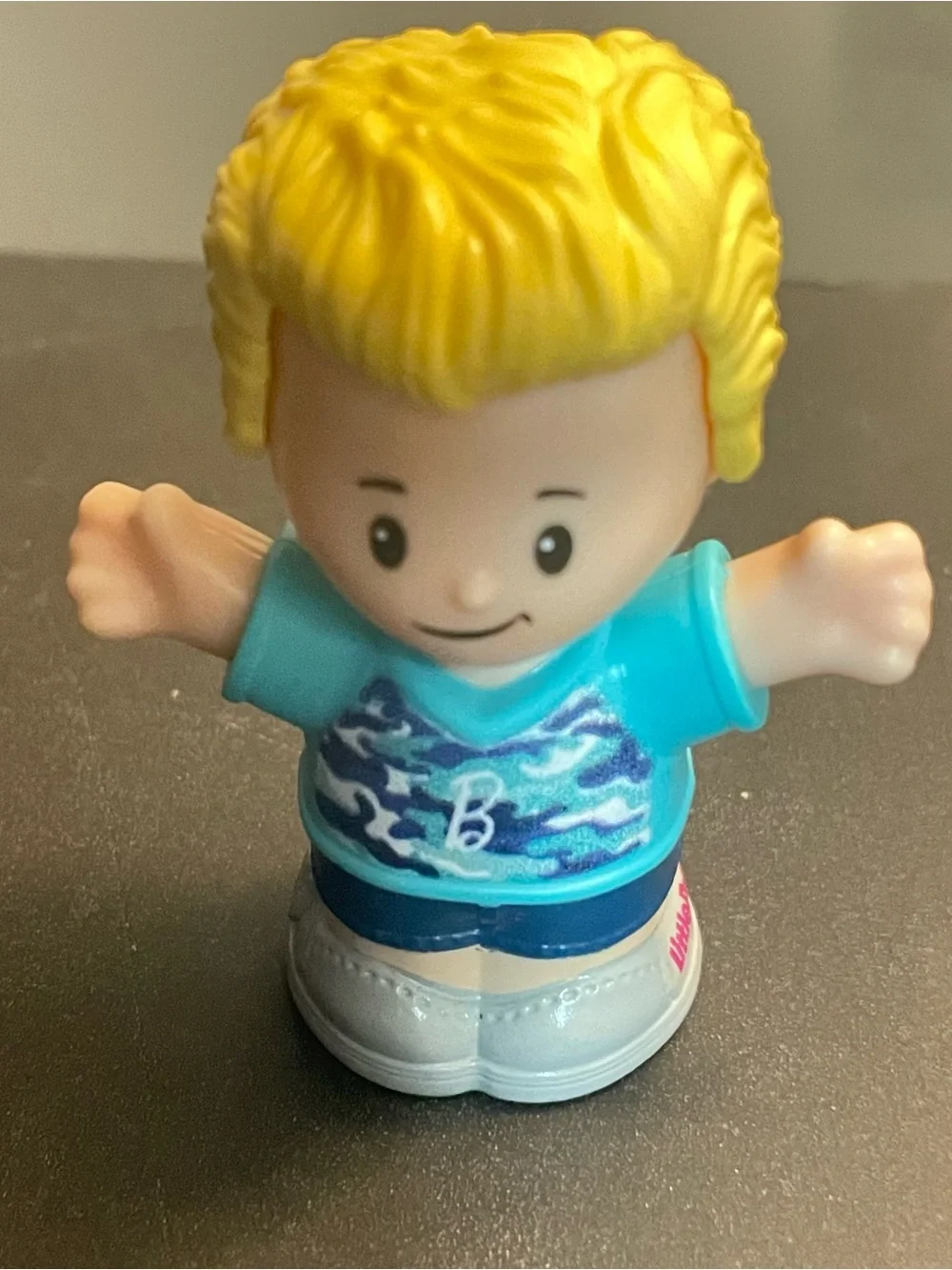 Fisher Price Little People Blonde Ken Doll Figure Barbie's Boyfriend